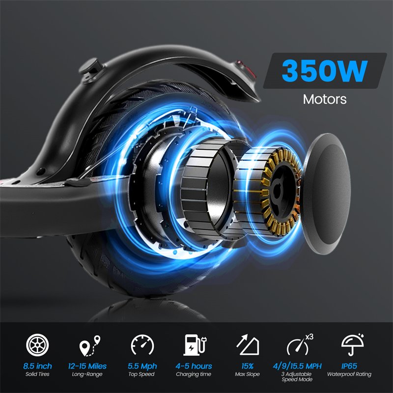 USA Warehouse Free Shipping Foldable E Scooter 36V 500W Fast Speed Electric Scooter - 图片 7