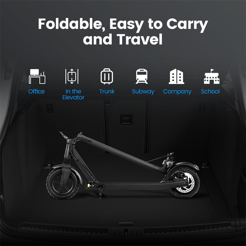 USA Warehouse Free Shipping Foldable E Scooter 36V 500W Fast Speed Electric Scooter - 图片 3